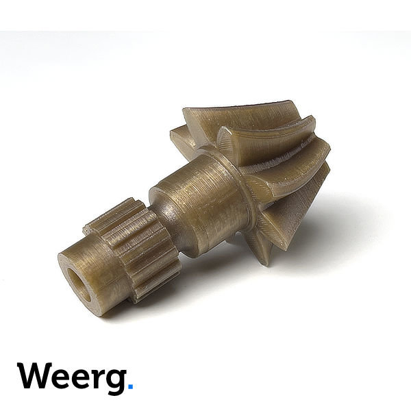 NUEVO MATERIAL EXCLUSIVO  PARA LA SUSTITUCIÓN DE METALES EN 3D POR WEERG